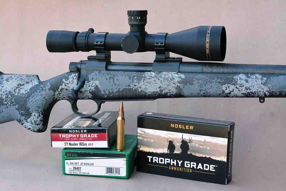 The Nosler Model 48 has been the vehicle to introduce Nosler cartridges, such as its most recent introduction, the 27 Nosler.